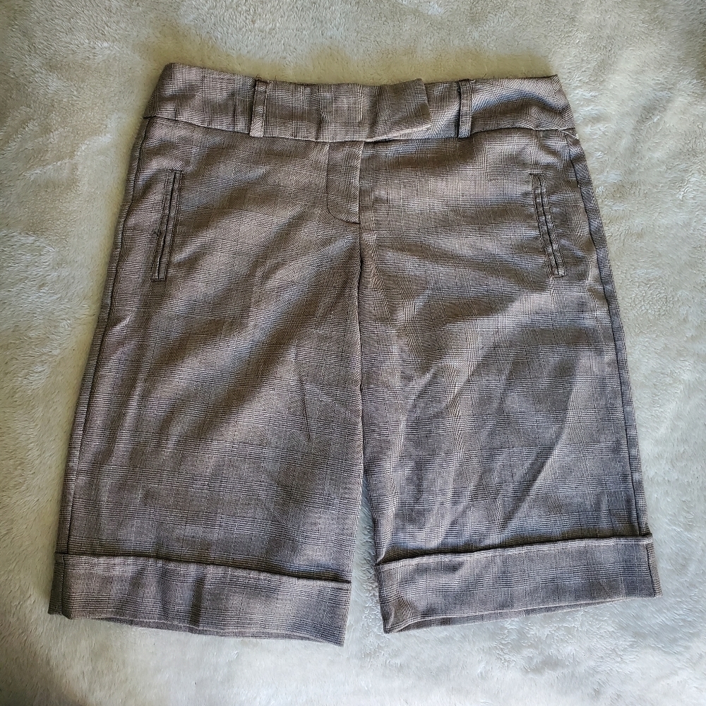 Bermudas Brown Shorts Speechless Jounior 9 Plaid Preppy Summer Fall